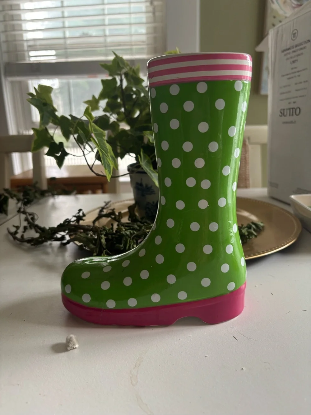 Rain Boot Vase